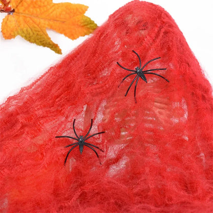 Halloween Decoration White Spider Web