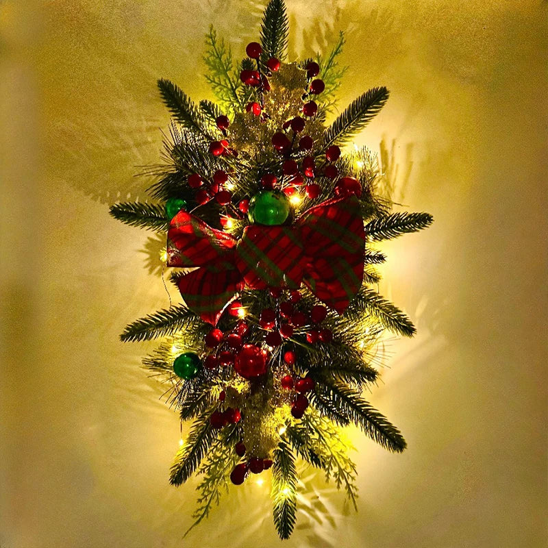 Christmas Wreath - Elegant Seasonal Decor - Decorative Wreath for Home & Holiday