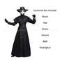 Medieval Hooded Robe Plague Doctor Costume