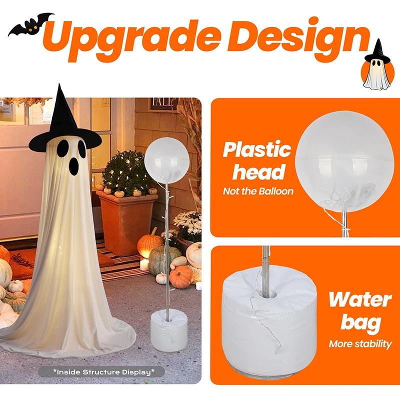 Halloween glowing ghost decoration