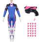 Anime Woman Jumpsuit Tights Dva Cosplay Costume