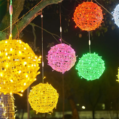 20/30CM Christmas Globe Fairy Light String Outdoor Lantern