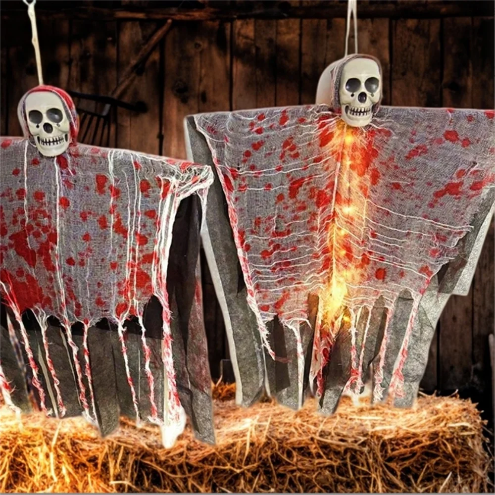 Halloween Party Hanging Skull Skeleton Ghost