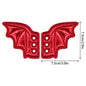 1 Pair Bling Bat Shoe Wings Embroidery DIY