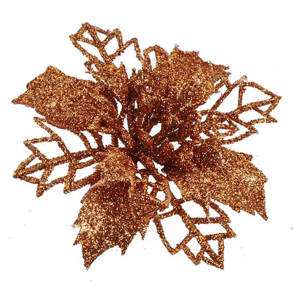 Artificial Flower Hollow Ornaments – Christmas Tree Decor