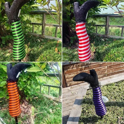 2pcs Halloween Evil Witch Legs Prosthetic