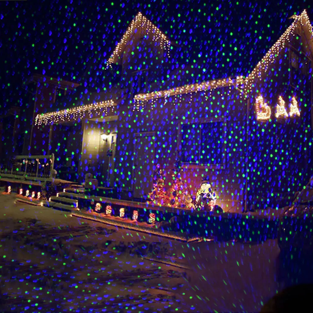 Christmas Projector Dynamic Laser Dots - Country House