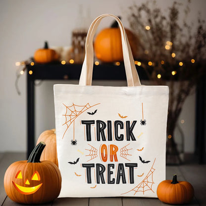 Trick Or Treat Theme Party Canvas Handbag - Festivewarehouse™