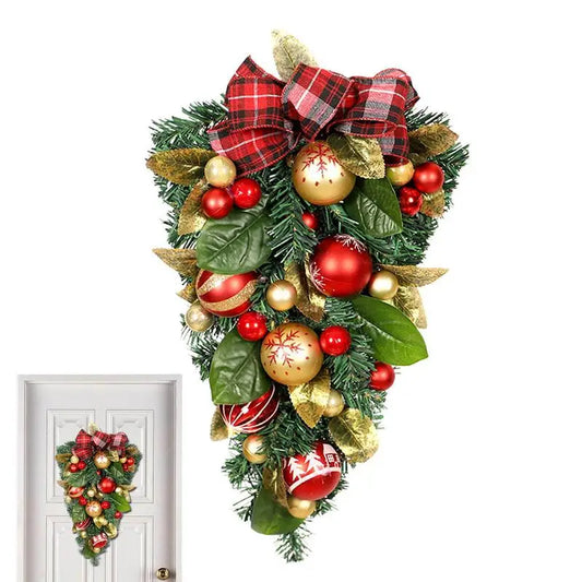 Christmas Wreath - Elegant Seasonal Decor - Decorative Wreath for Home & Holiday