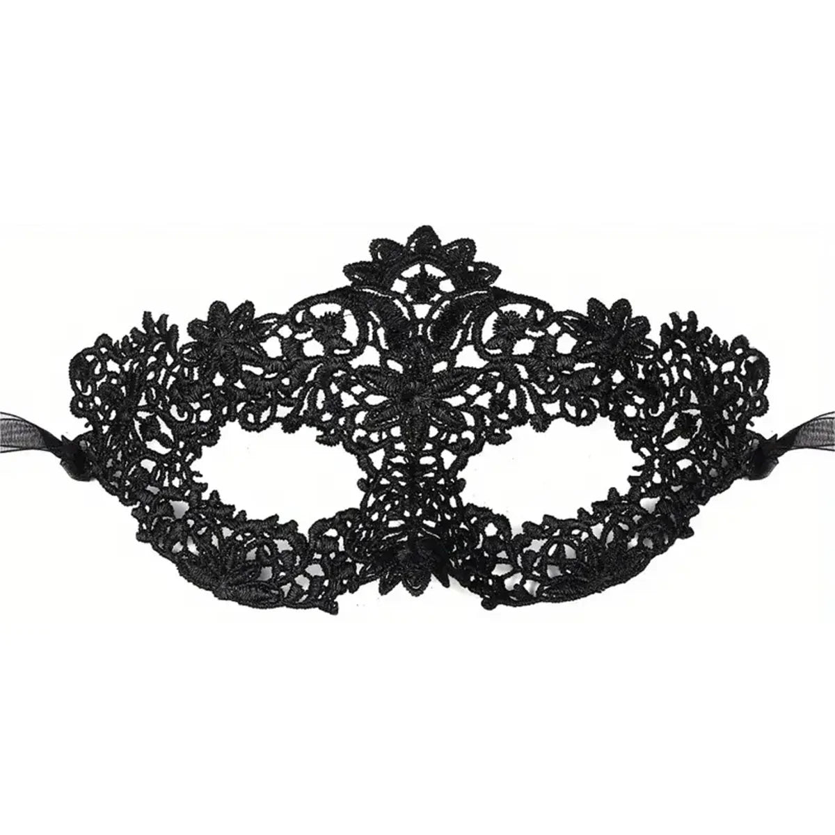 2pcs Elegant Black Lace Masquerade Mask