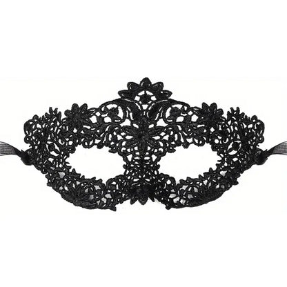 2pcs Elegant Black Lace Masquerade Mask