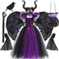 Maleficent Neck Dress Girls