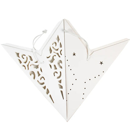 1pc White Hallow Out Star Hanging Decoration