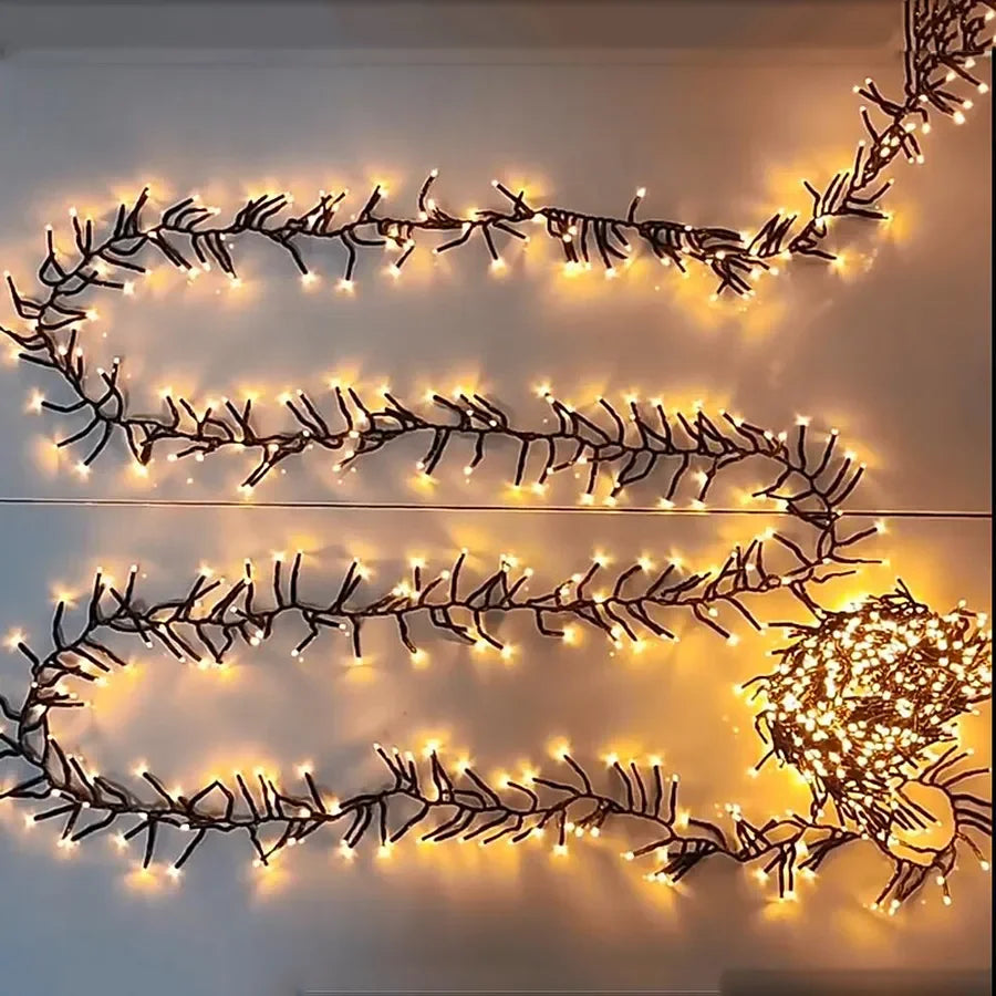 30M 2000 LED Cluster Christmas String Lights