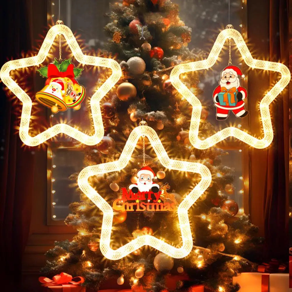 Christmas Star Marquee Sign Window Door LED Light Decoration