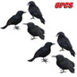 1-6PCS Scare Black Feather Crow