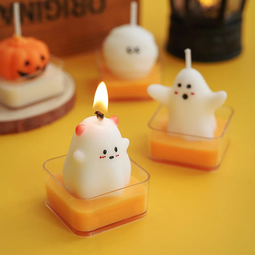 Halloween Fun Scented Candles - Handmade Decor for Home