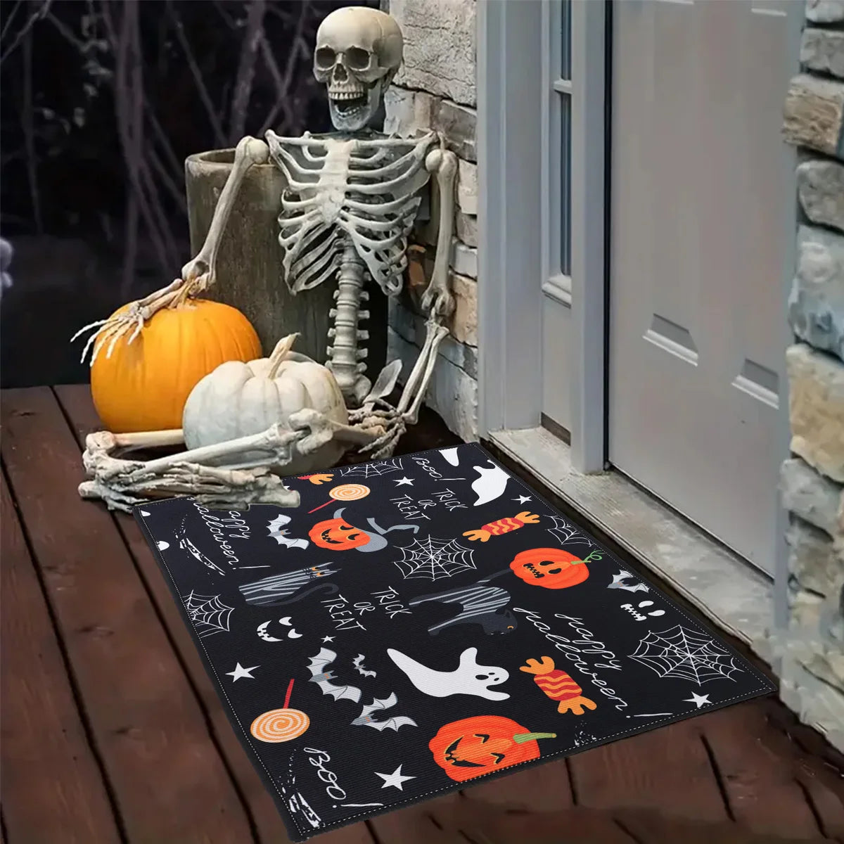 Trick Or Treat Halloween Welcome Door Mat - Festivewarehouse™