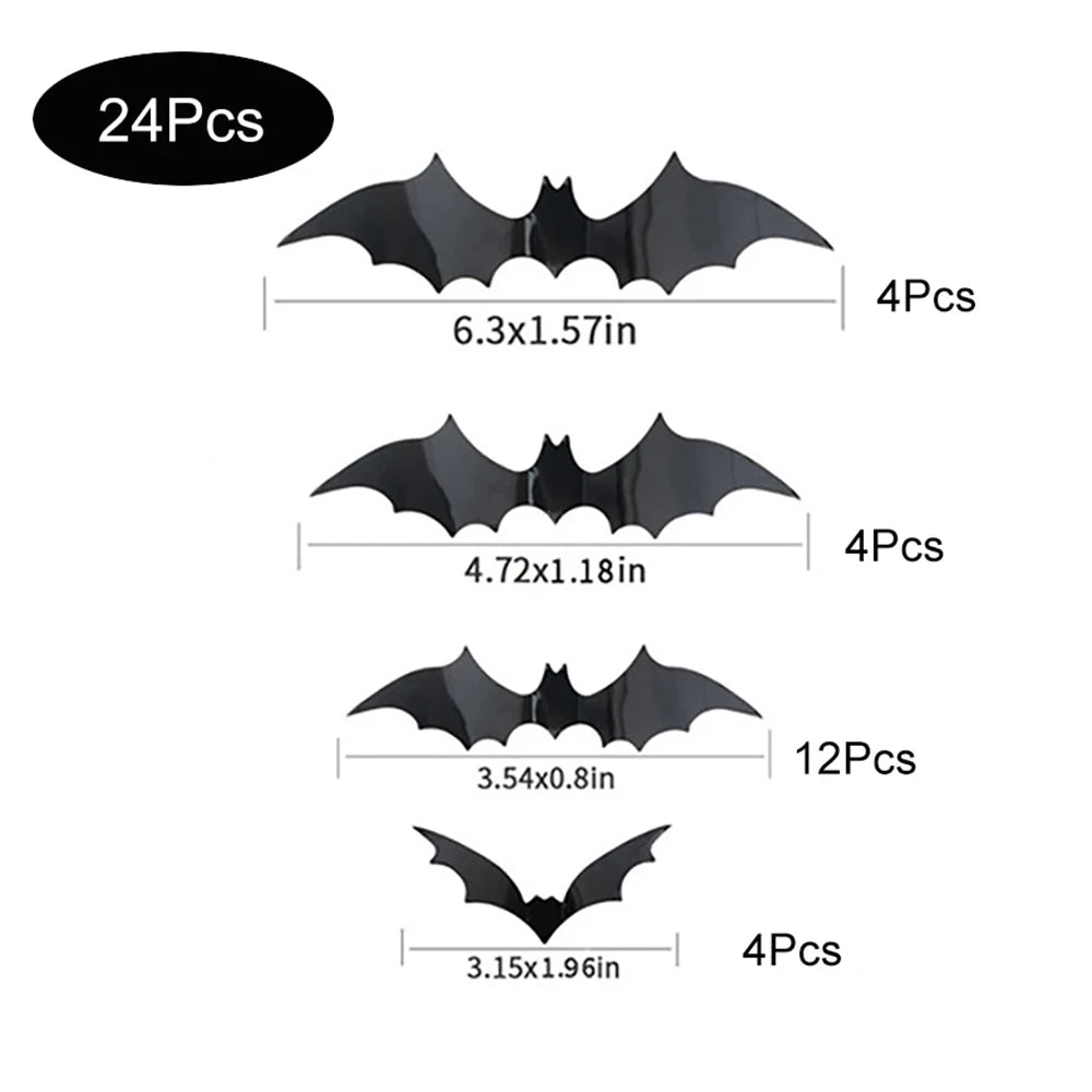 3D Pvc Bat on The Wall