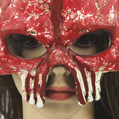 Realistic 3D Skeleton Half Mask