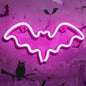 Halloween Bat Spirit LED Neon Wall Decor - USB or Battery Powered