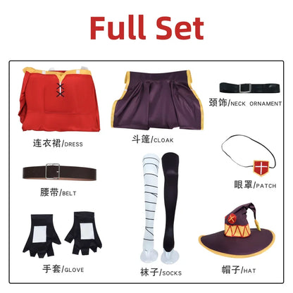 Anime Megumin Cosplay Costume