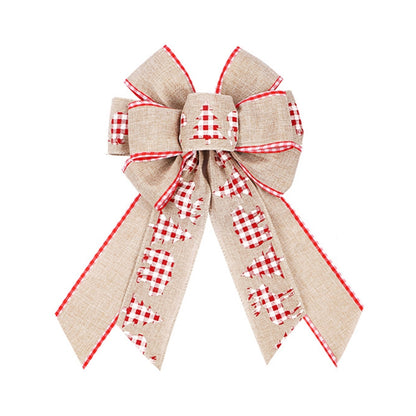 Christmas Tree Bow Large Gift Bows - 9 Inch