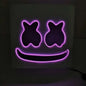 LED DJ Mask Lifelike Marshmello Mask