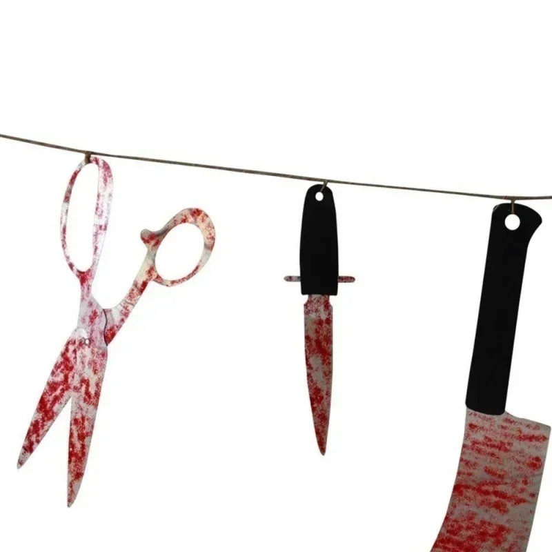 Bloody Weapons Garland Banner