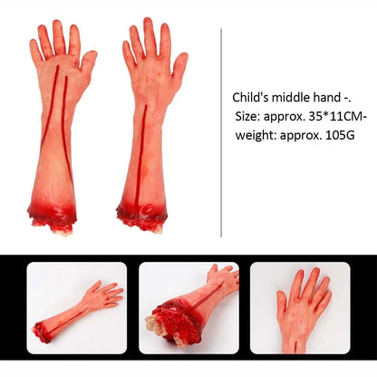 Halloween Horror Props Bloody Handger Leg Foot Brain Heart Halloween Supplies