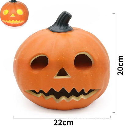 Jack-o Lantern Ghost Face Pumpkin Light