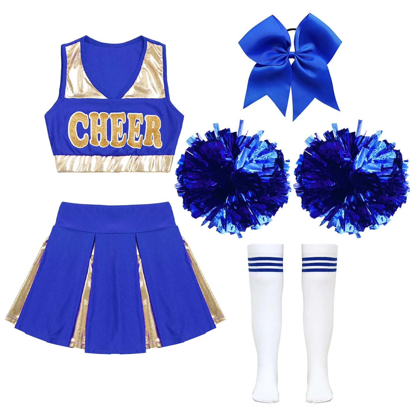 Girls Cheerleader Costume