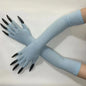 Cool Halloween gloves Green Ghost claws