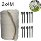2/4m Halloween Decorations Outdoor Spider Web Giant