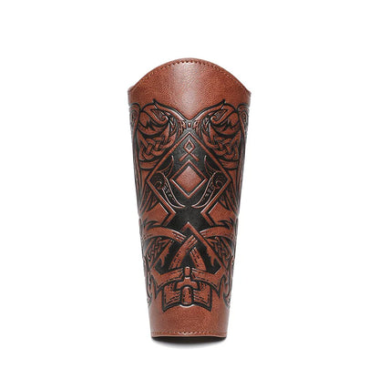 Medieval PU Leather Gauntlet Wristband