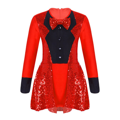 Girls Magician Costume Set Long Sleeve