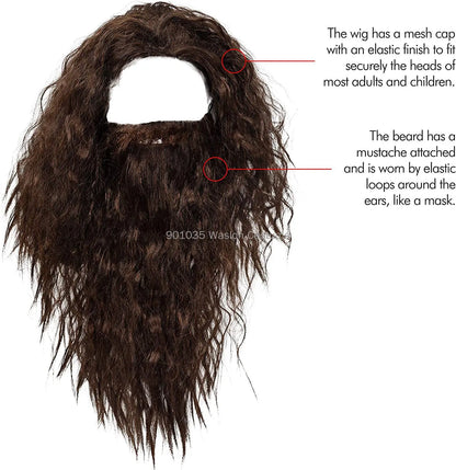 Beard Set Wizard Costume