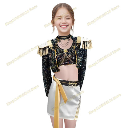 KPop Zoey Cosplay Costume Wig Shoes