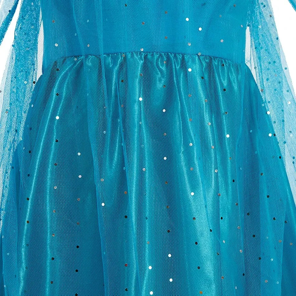Halloween Elsa Dress for Girls Children Party