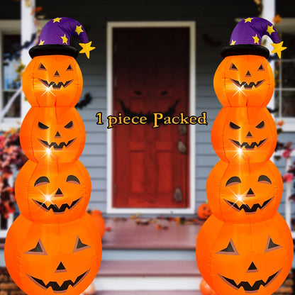 Inflatable Pumpkins, Yard Lawn Lighted Blow-up