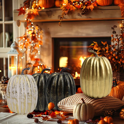 Pumpkin Set Rustic Farmhouse Centerpiece