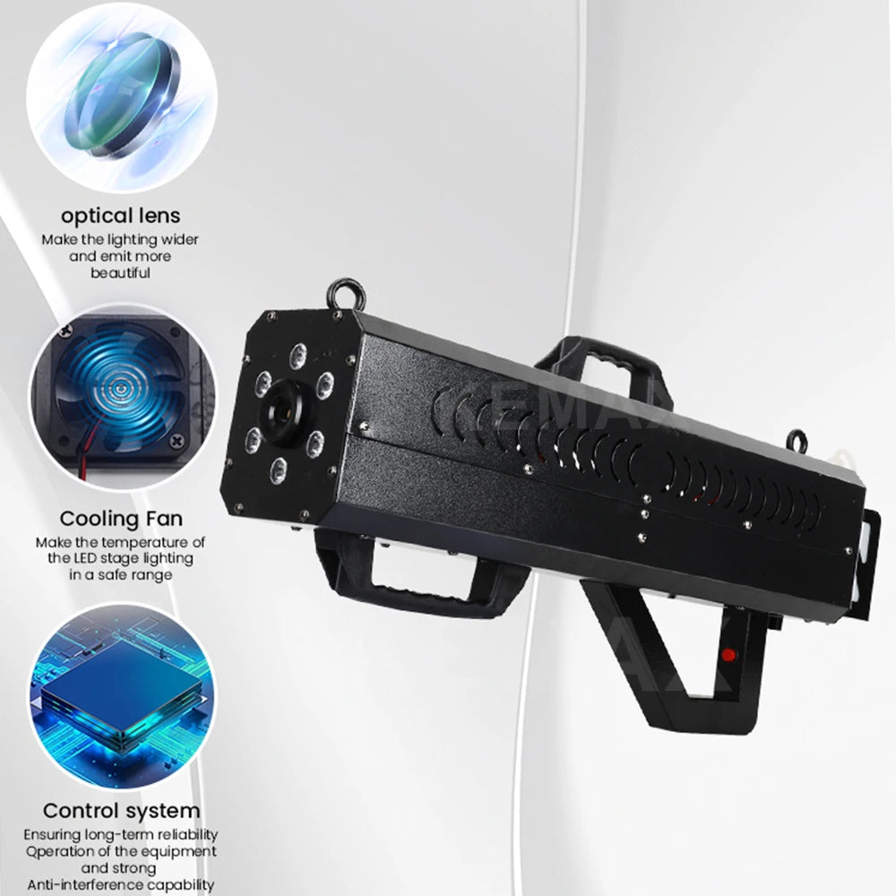 1500W LED Smoke Gun RGBW Handheld Fog Machinet