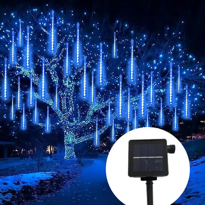 Solar Meteor Shower LED String Light