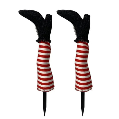 2pcs Halloween Evil Witch Legs Prosthetic