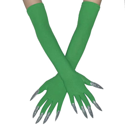 Cool Halloween gloves Green Ghost claws
