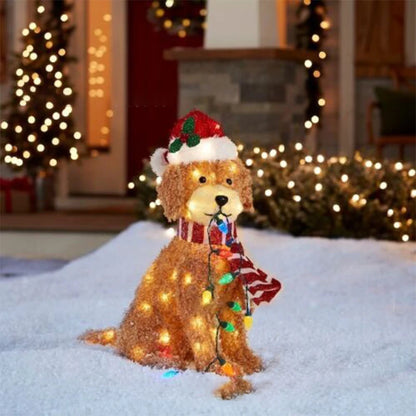 LED Christmas Dog Yard Decor