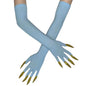 Cool Halloween gloves Green Ghost claws