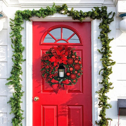 Red Christmas Wreath