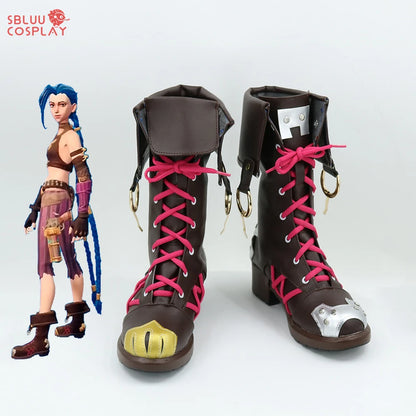 SBluuCosplay LOL Arcane Jinx Cosplay Boots