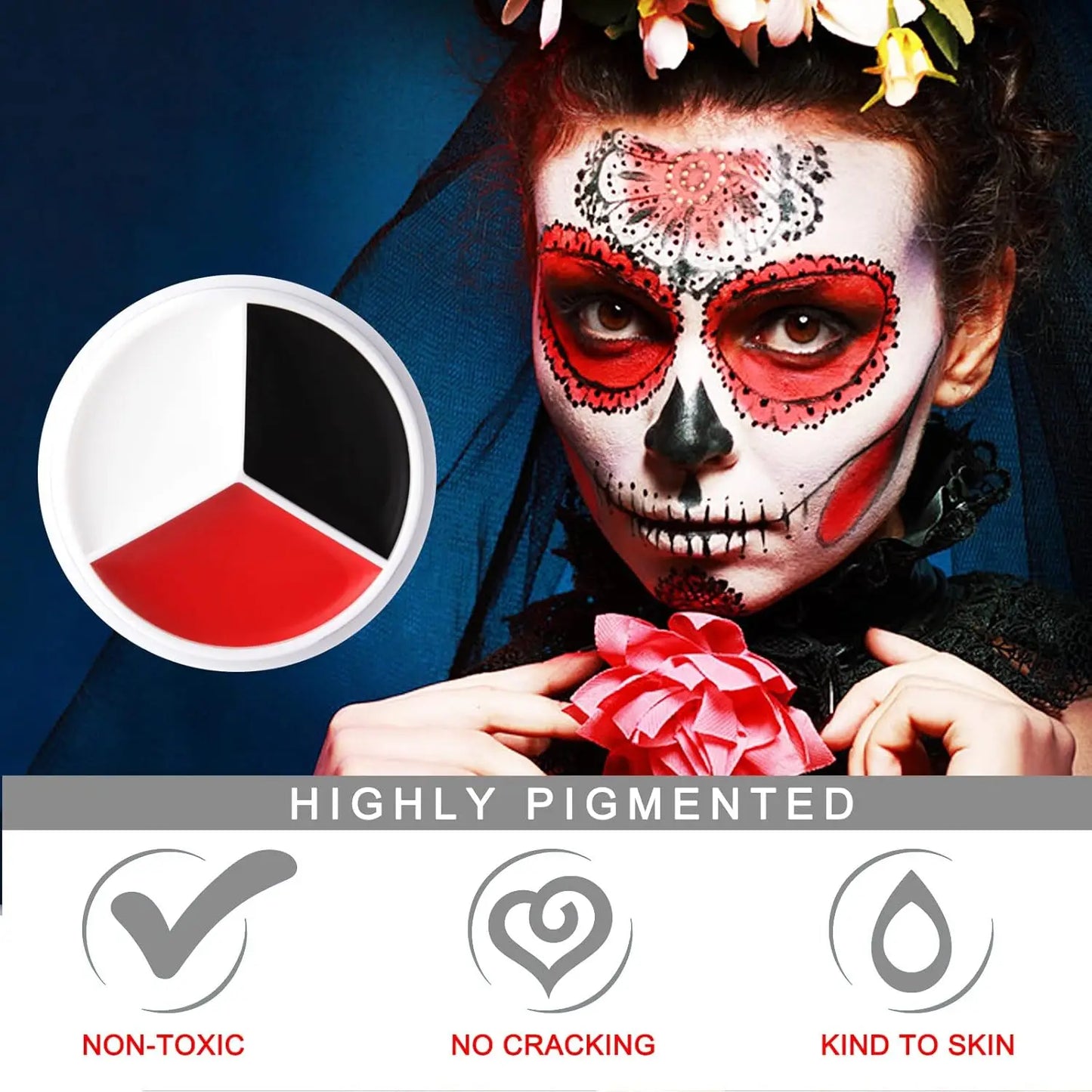 Halloween Makeup Palette Face Body Paint